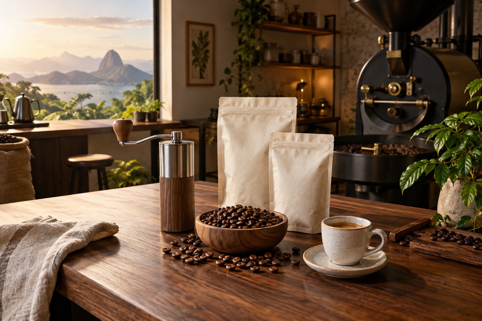 Cafés & rituais · demonstração Grão